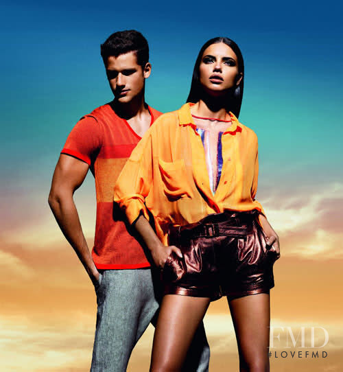 Adriana Lima featured in  the Forum advertisement for Spring/Summer 2012