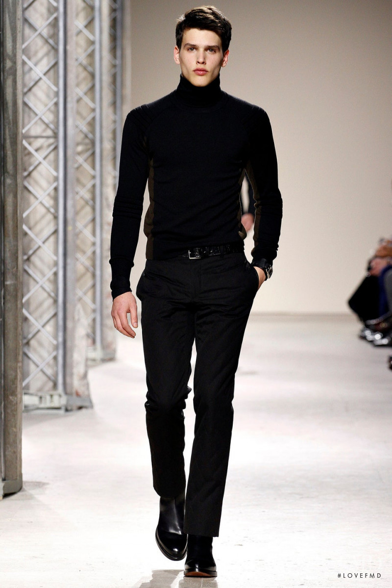 Simon van Meervenne featured in  the Hermès fashion show for Autumn/Winter 2013
