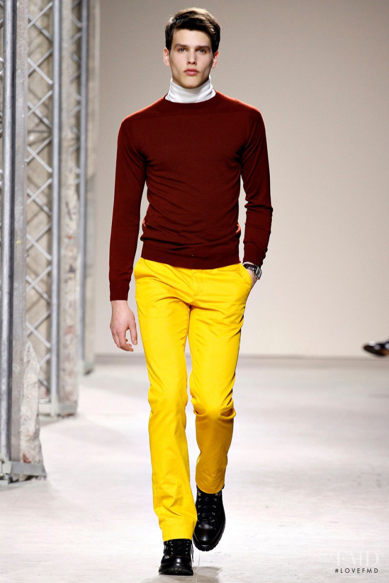 Simon van Meervenne featured in  the Hermès fashion show for Autumn/Winter 2013