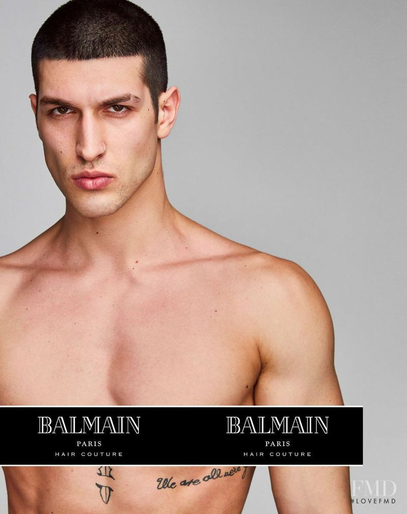 Balmain Hair Couture advertisement for Spring/Summer 2018