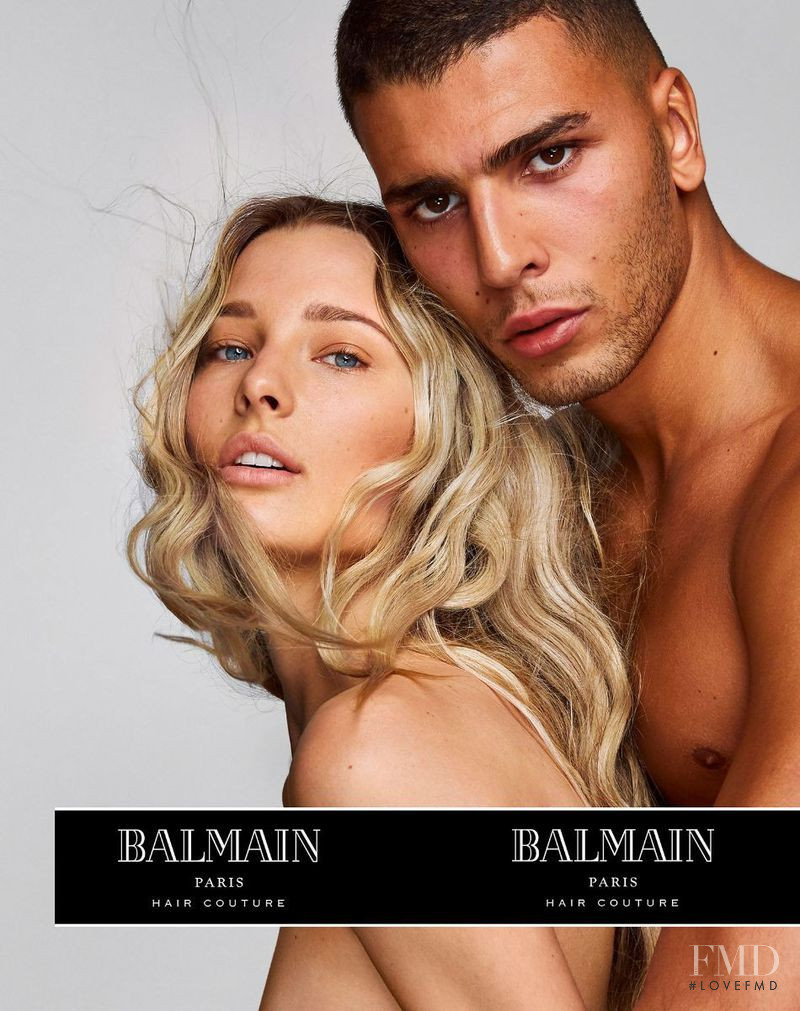 Balmain Hair Couture advertisement for Spring/Summer 2018