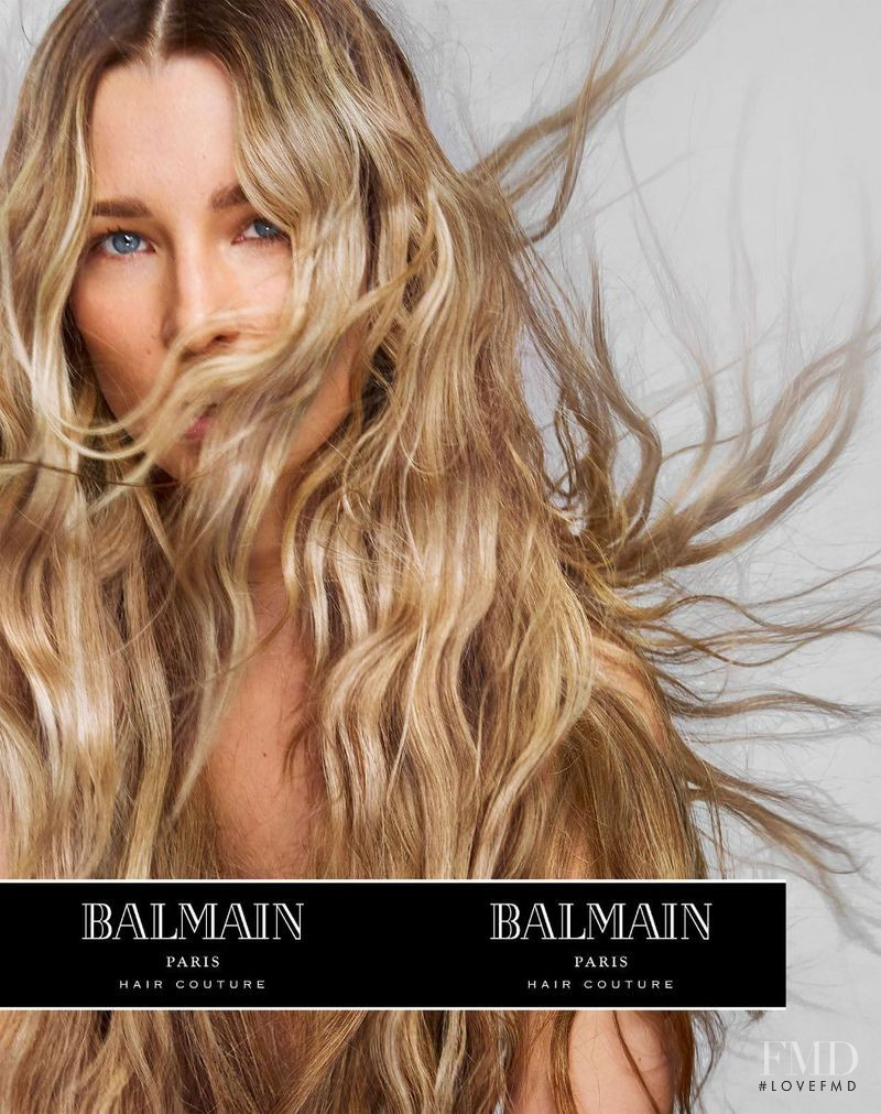 Balmain Hair Couture advertisement for Spring/Summer 2018