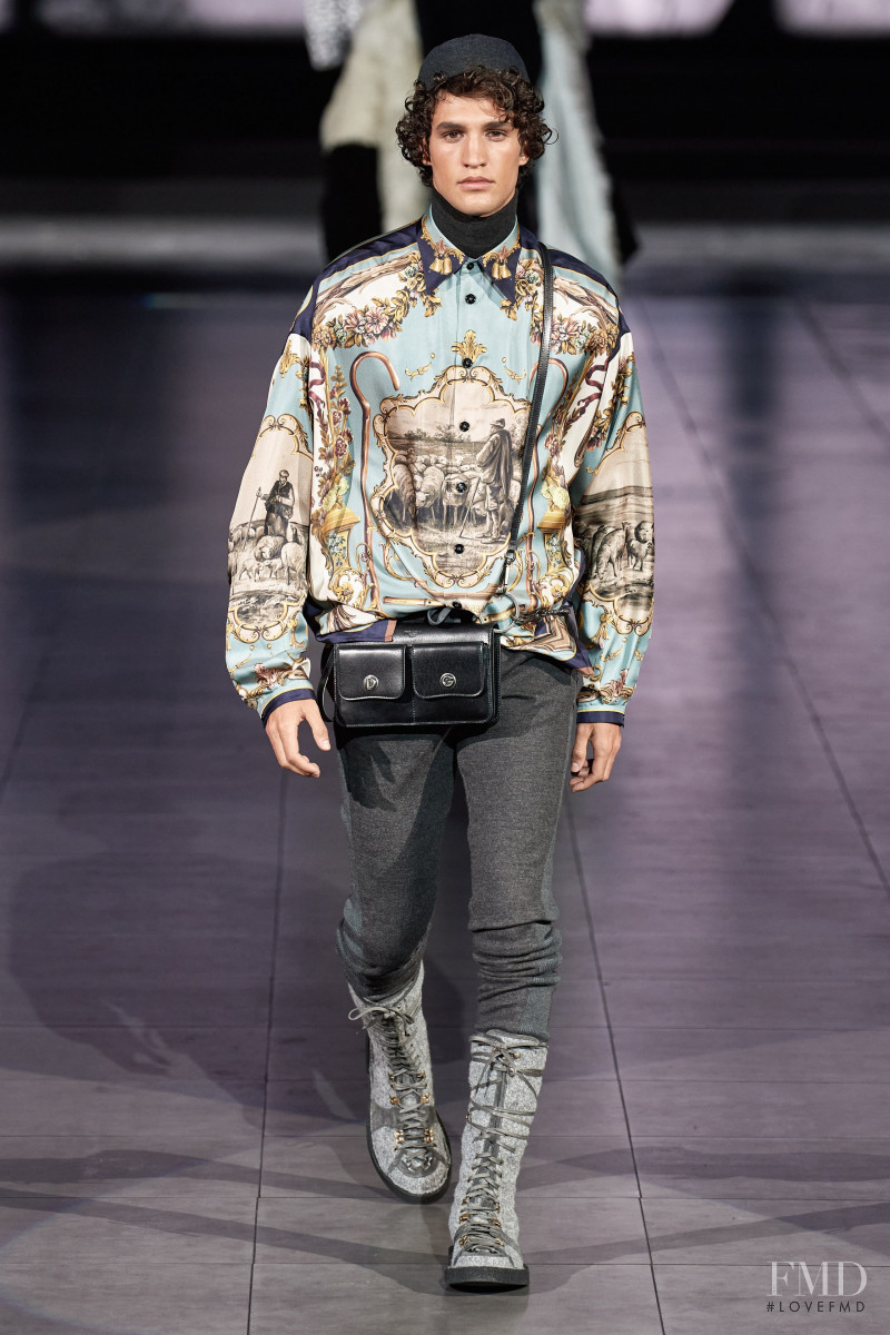 Francisco Henriques featured in  the Dolce & Gabbana fashion show for Autumn/Winter 2020