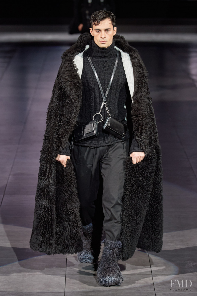 Elliot Meeten featured in  the Dolce & Gabbana fashion show for Autumn/Winter 2020