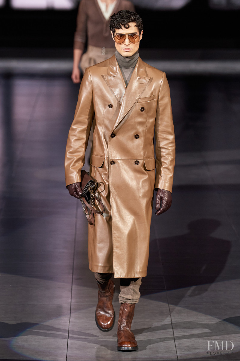 Joshua Sorrentino featured in  the Dolce & Gabbana fashion show for Autumn/Winter 2020