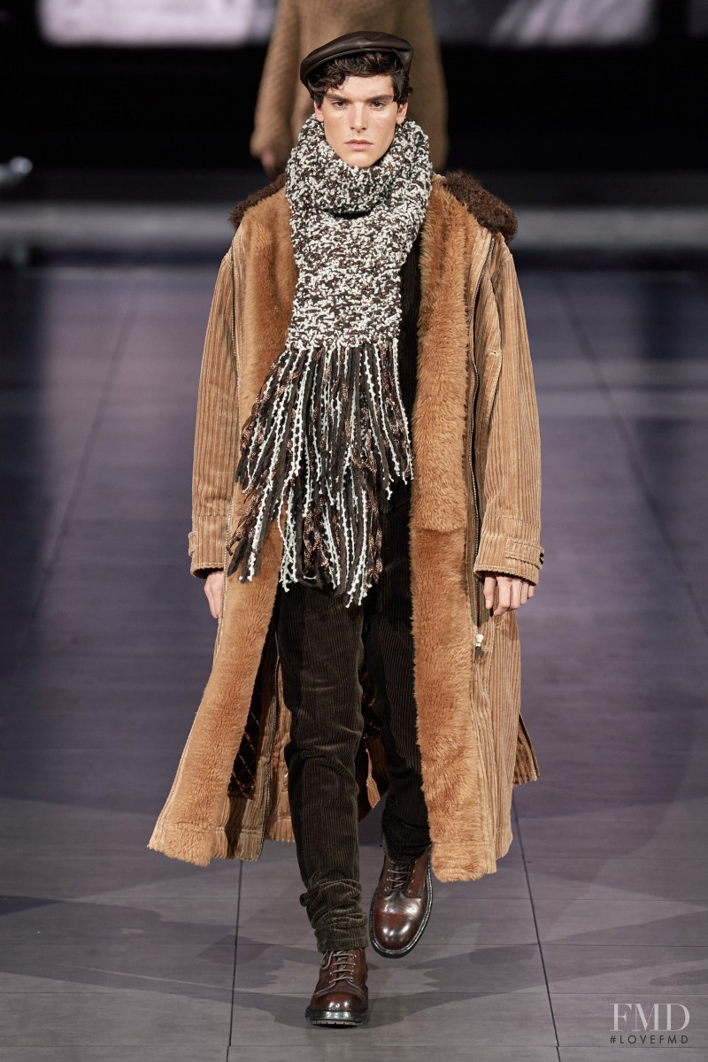 Enrique Fariñas featured in  the Dolce & Gabbana fashion show for Autumn/Winter 2020