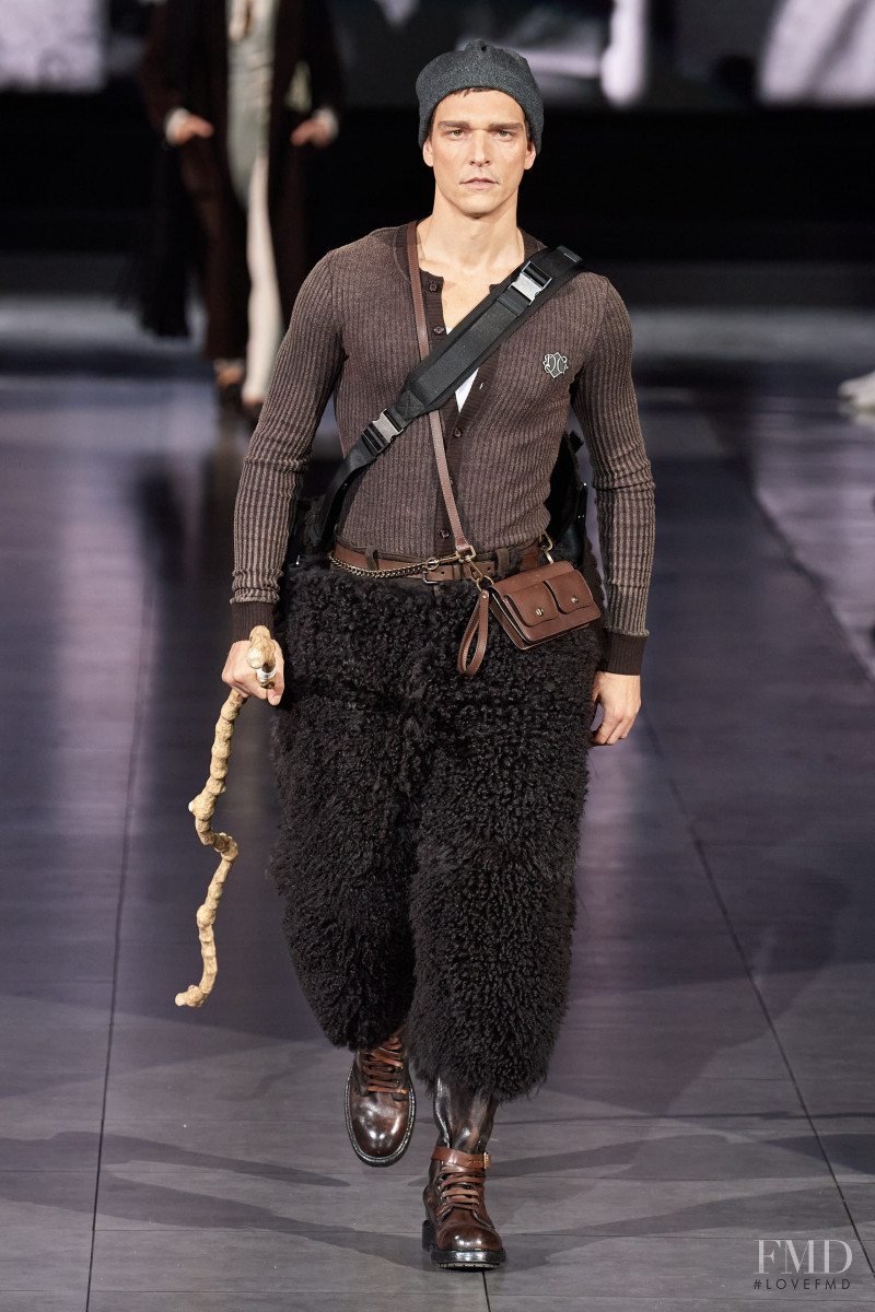 Alexandre Cunha featured in  the Dolce & Gabbana fashion show for Autumn/Winter 2020