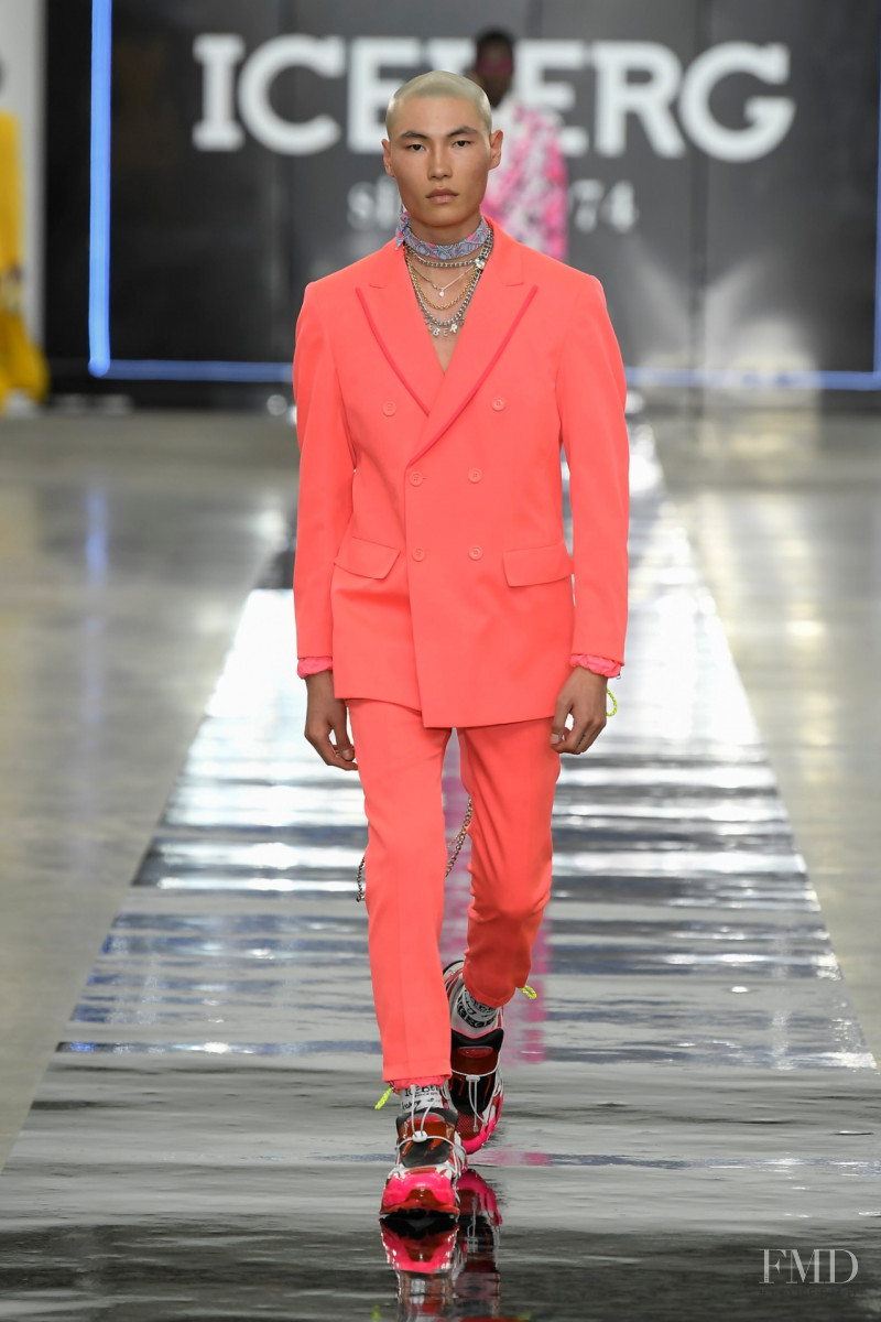 Jean Chang featured in  the Iceberg fashion show for Spring/Summer 2020