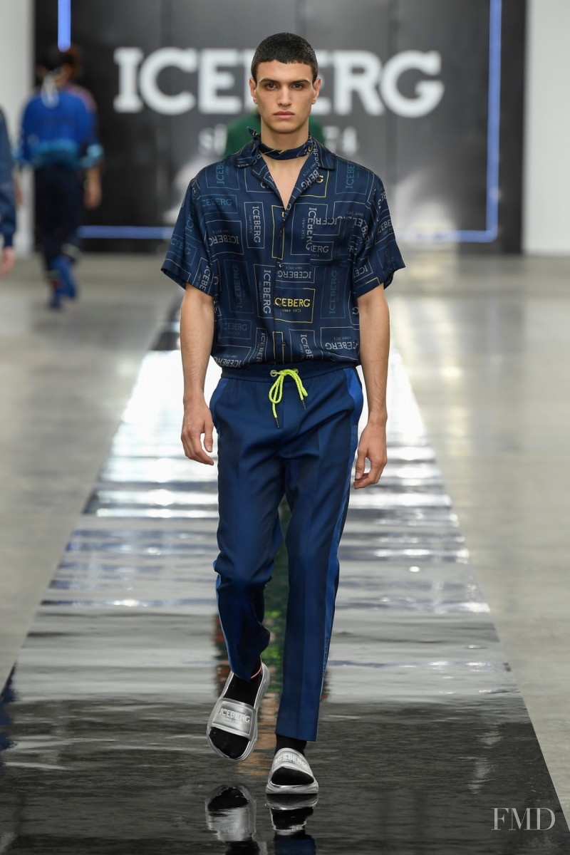 Gianluca Alessi featured in  the Iceberg fashion show for Spring/Summer 2020