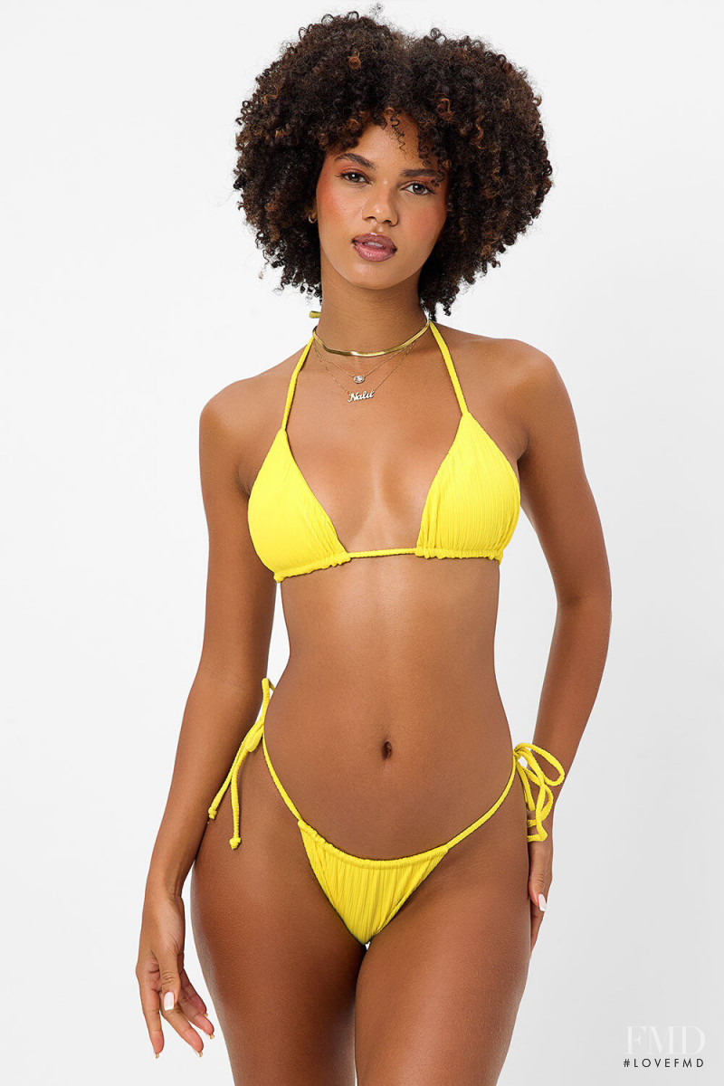 Juliana Nalu featured in  the Frankies Bikinis catalogue for Spring/Summer 2022