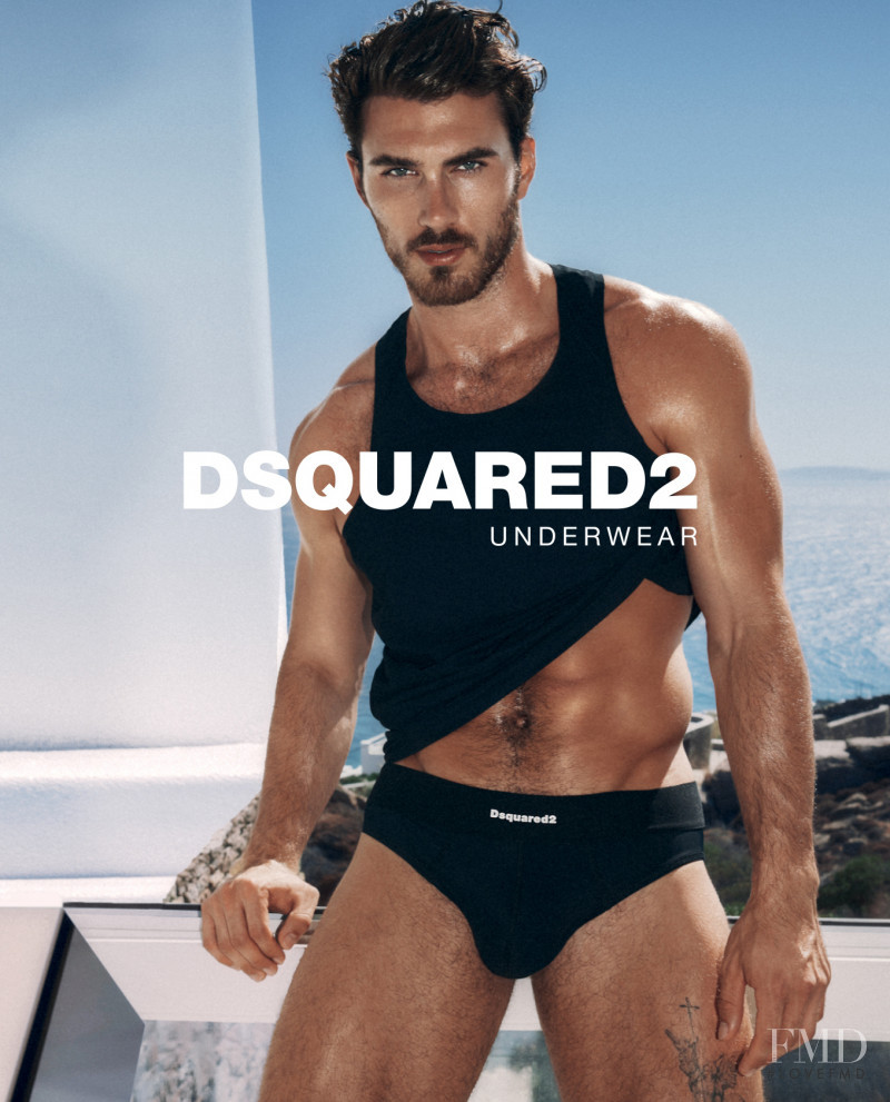 Michael Yerger featured in  the DSquared2 Underwear DSquared2 Underwear advertisement for Autumn/Winter 2021