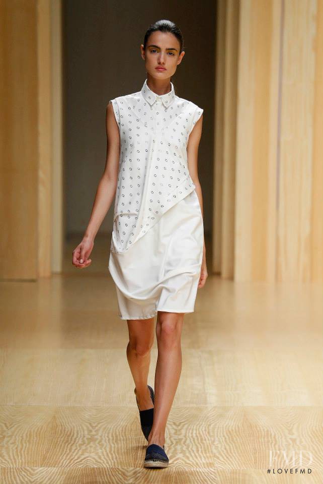 Blanca Padilla featured in  the Juanma By El Cuco fashion show for Spring/Summer 2015
