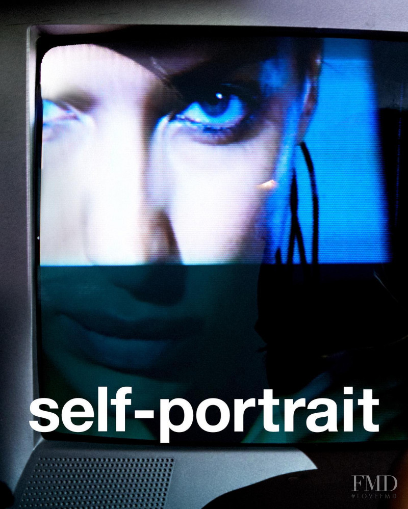 Irina Shayk featured in  the Self Portrait advertisement for Pre-Fall 2022