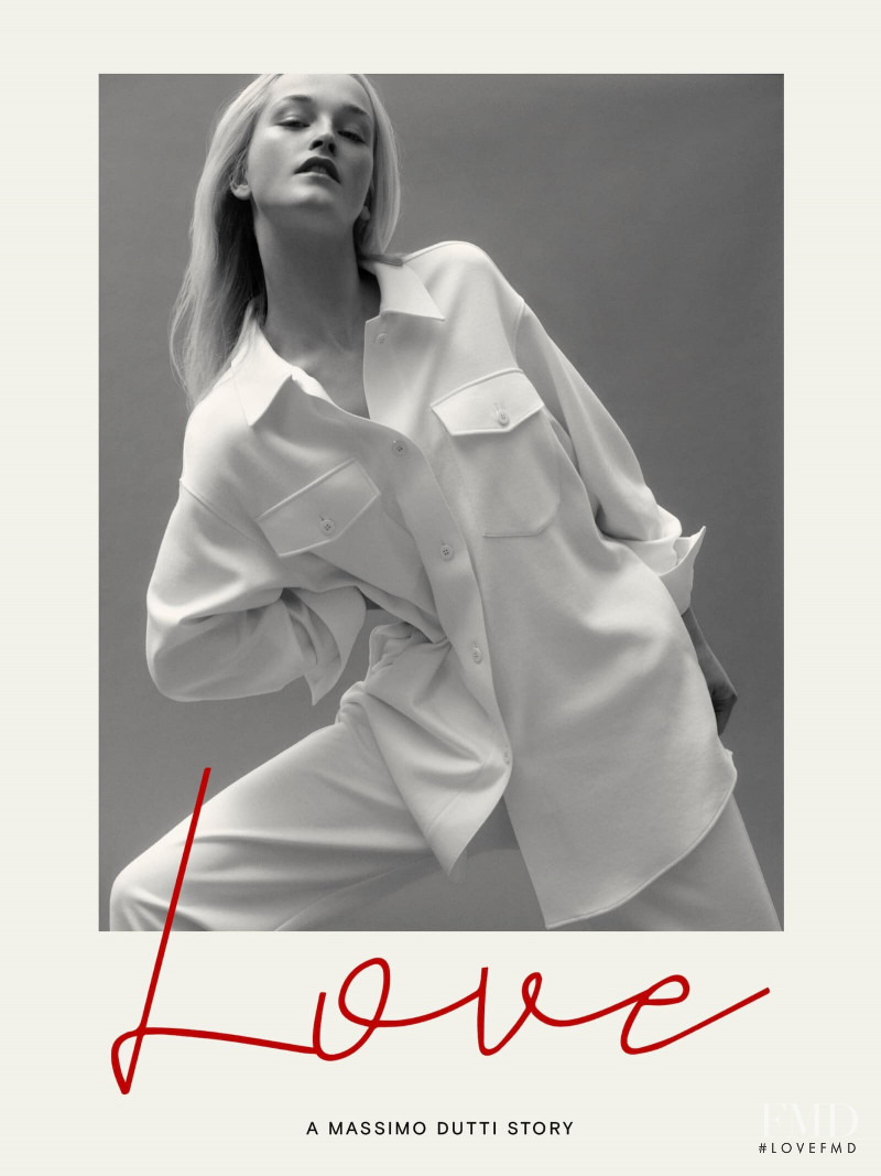 Jean Campbell featured in  the Massimo Dutti In the mood for love  advertisement for Spring/Summer 2021