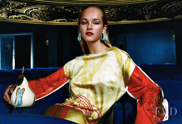 Jean Campbell featured in  the Lanvin 130th Anniversary Campaign  advertisement for Spring/Summer 2020