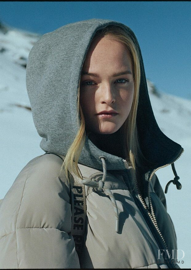 Jean Campbell featured in  the Zara TRF Join Life advertisement for Winter 2018