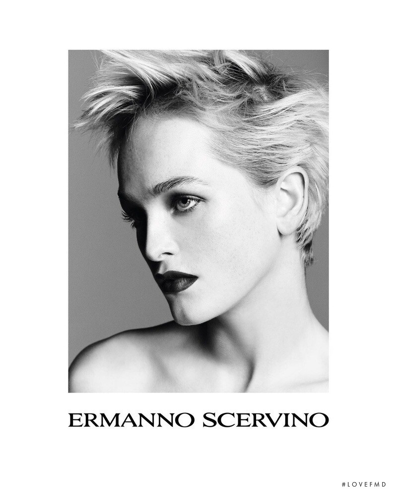 Jean Campbell featured in  the Ermanno Scervino advertisement for Autumn/Winter 2022