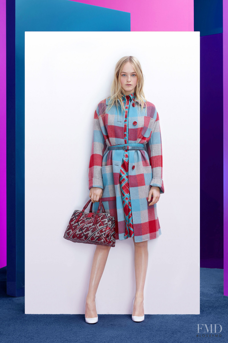 Jean Campbell featured in  the Bottega Veneta lookbook for Pre-Fall 2018