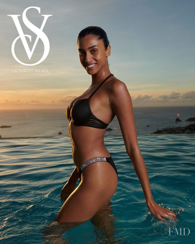 Imaan Hammam featured in  the Victoria\'s Secret Swim Destination Swim catalogue for Spring/Summer 2021
