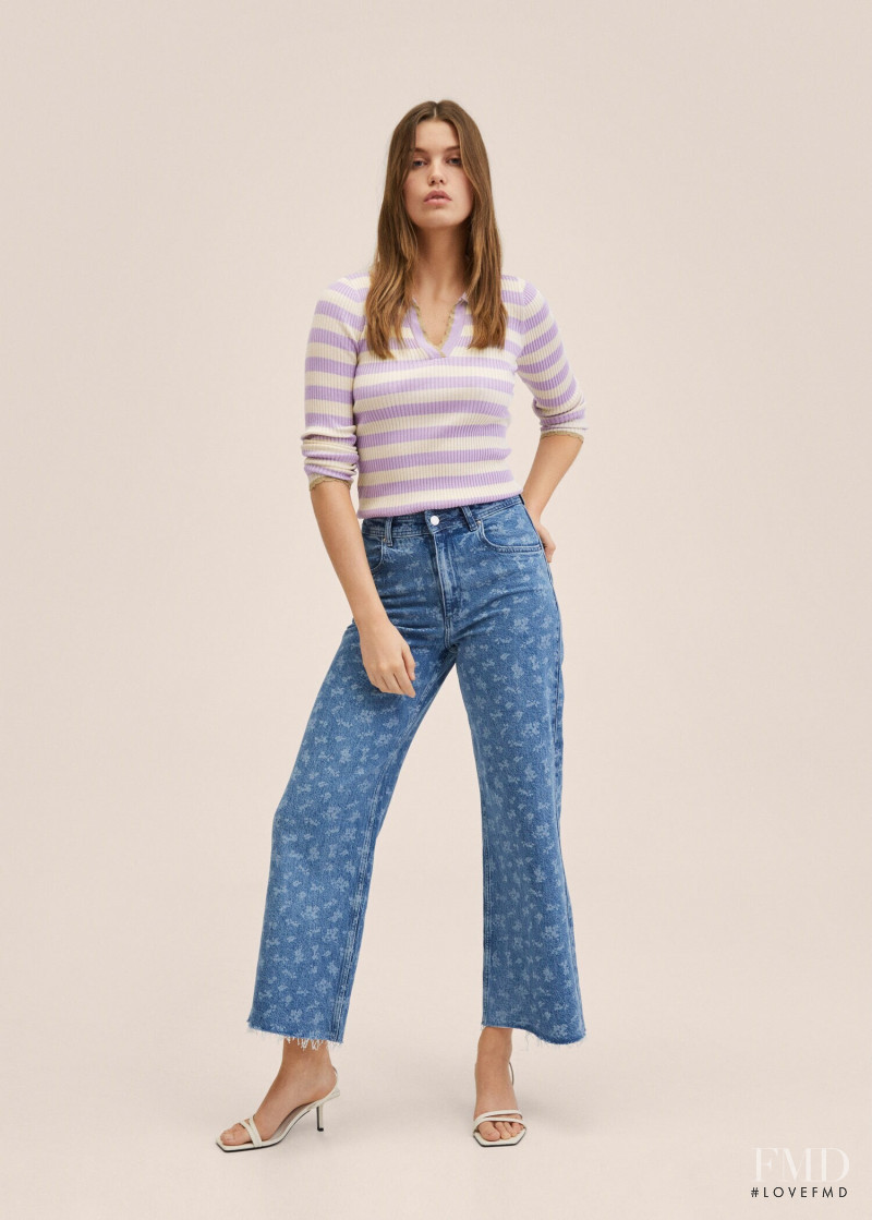 Luna Bijl featured in  the Mango catalogue for Spring/Summer 2022