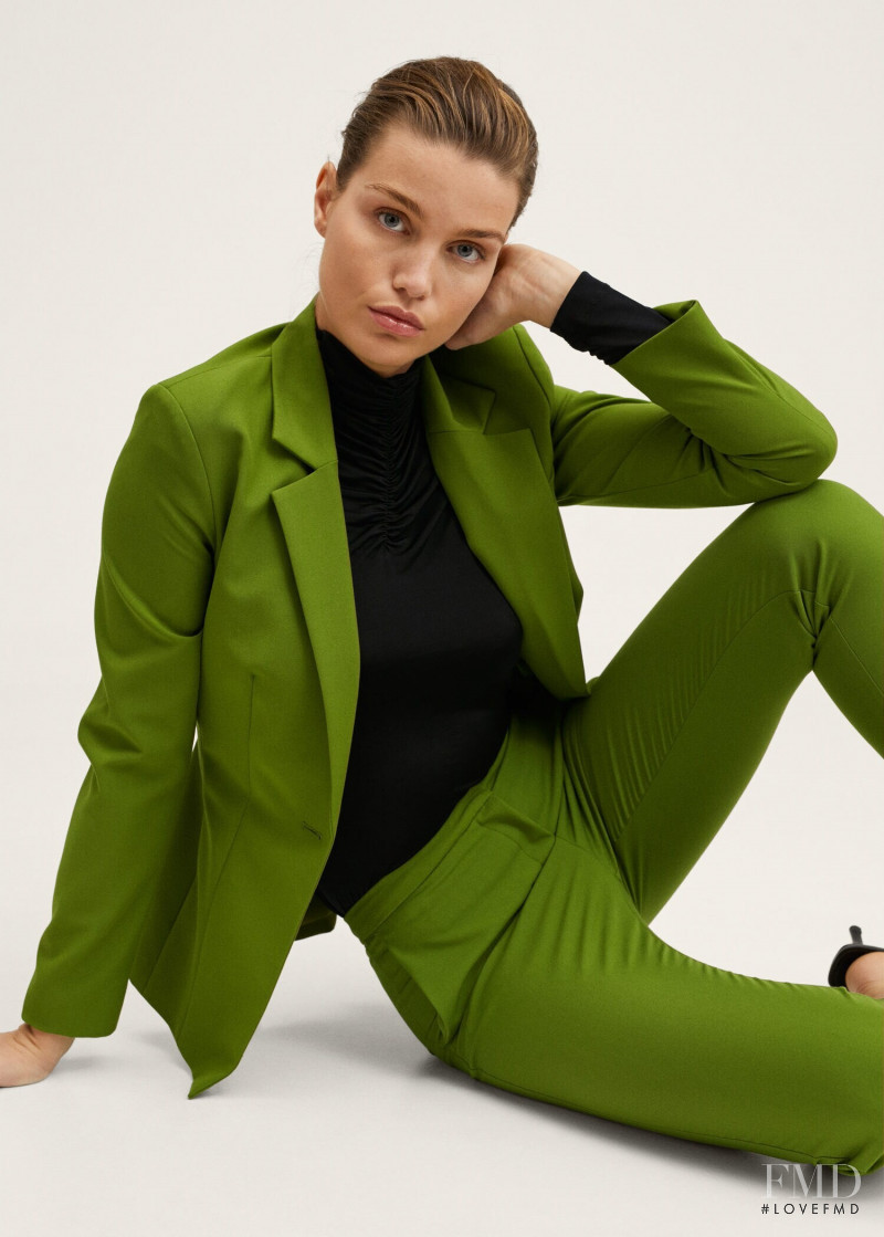 Luna Bijl featured in  the Mango catalogue for Spring/Summer 2022