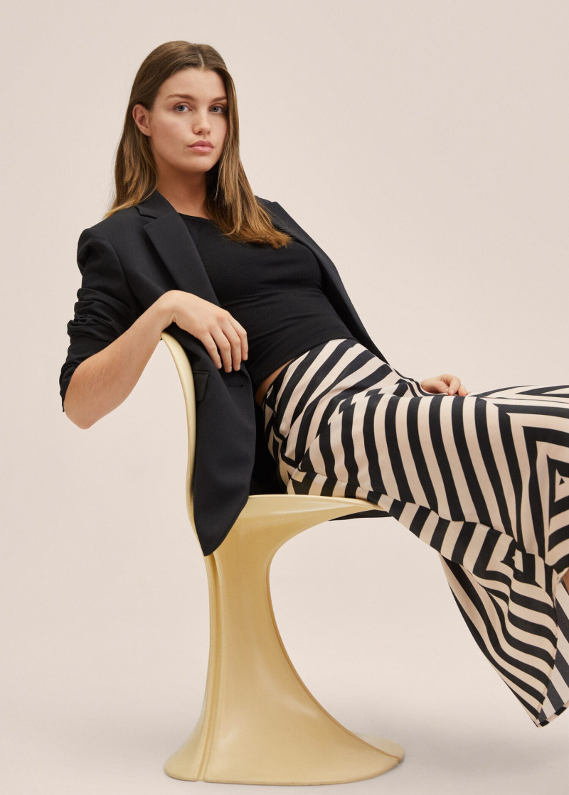 Luna Bijl featured in  the Mango catalogue for Spring/Summer 2022