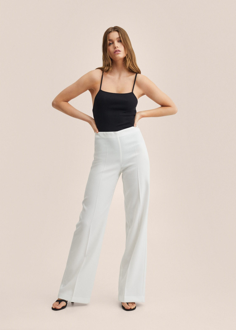 Luna Bijl featured in  the Mango catalogue for Spring/Summer 2022