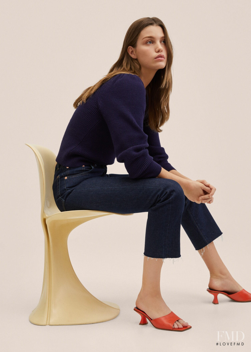 Luna Bijl featured in  the Mango catalogue for Spring/Summer 2022