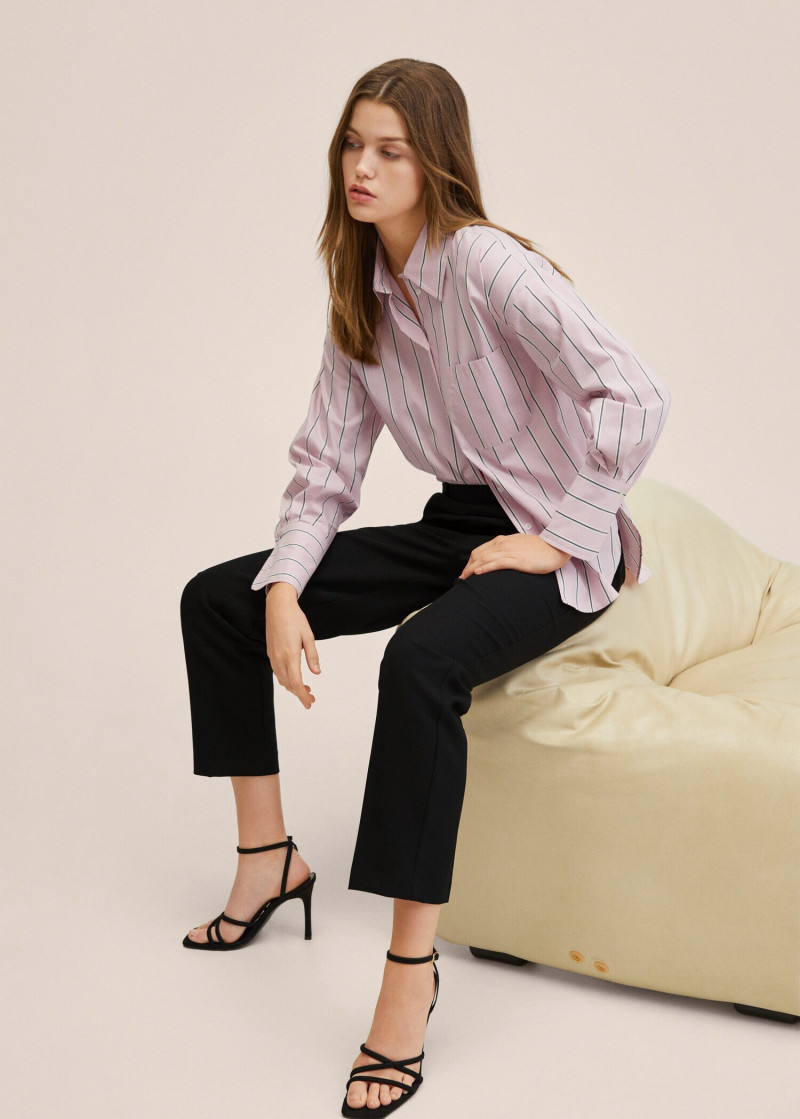 Luna Bijl featured in  the Mango catalogue for Spring/Summer 2022