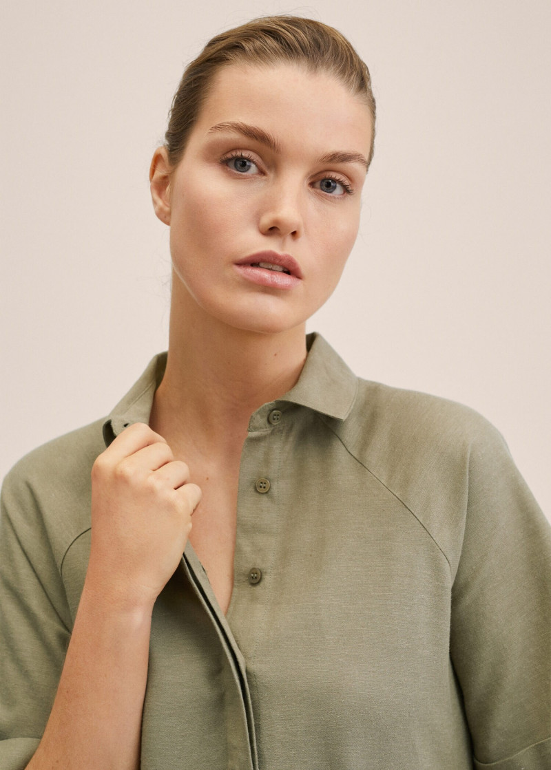 Luna Bijl featured in  the Mango catalogue for Spring/Summer 2022