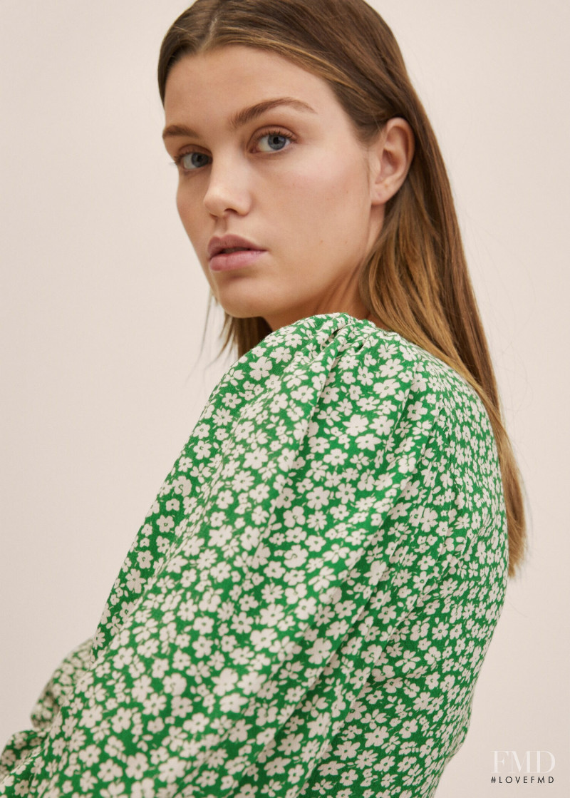 Luna Bijl featured in  the Mango catalogue for Spring/Summer 2022