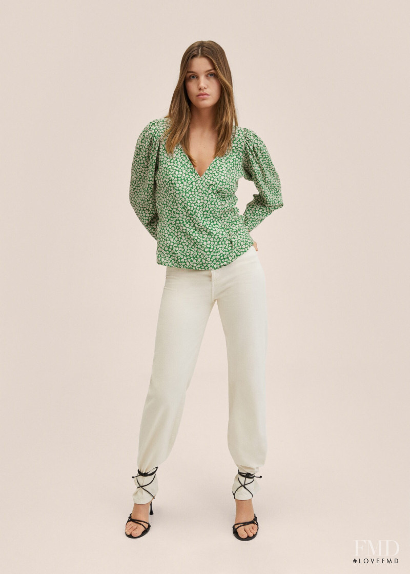 Luna Bijl featured in  the Mango catalogue for Spring/Summer 2022