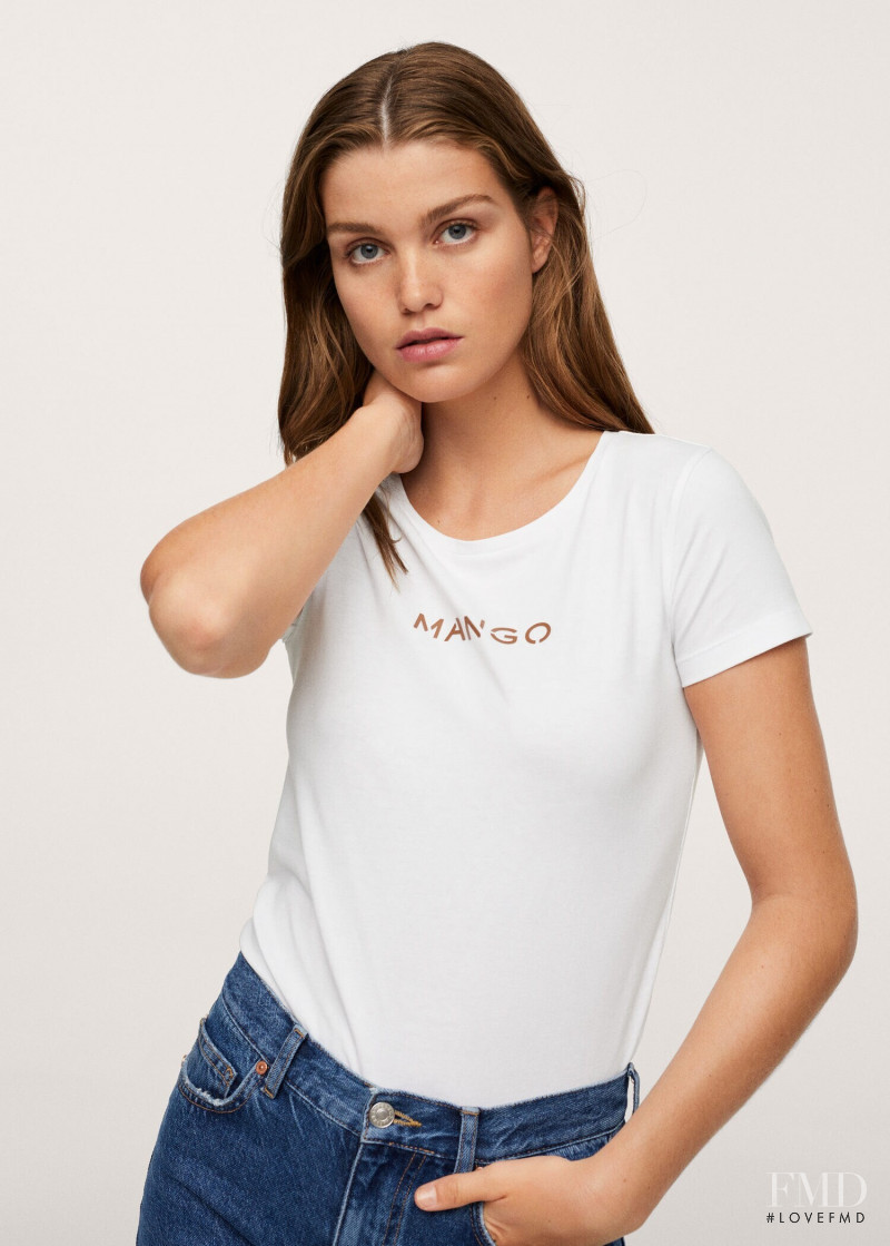 Luna Bijl featured in  the Mango catalogue for Spring/Summer 2022