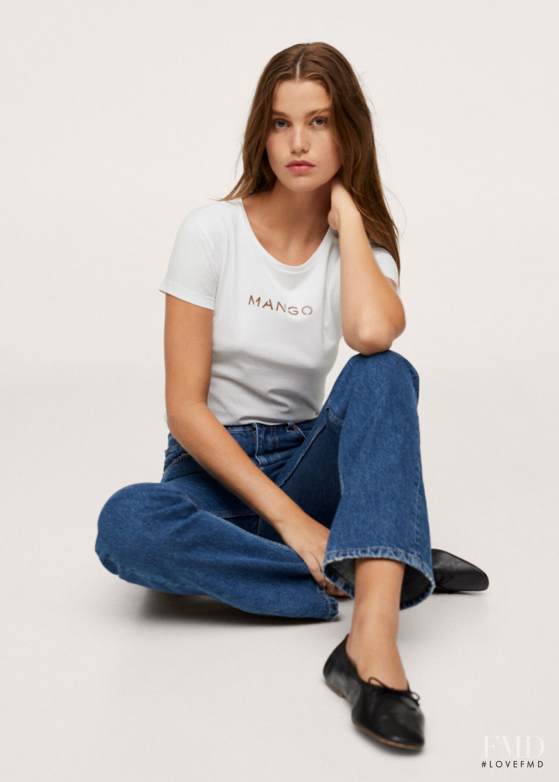 Luna Bijl featured in  the Mango catalogue for Spring/Summer 2022