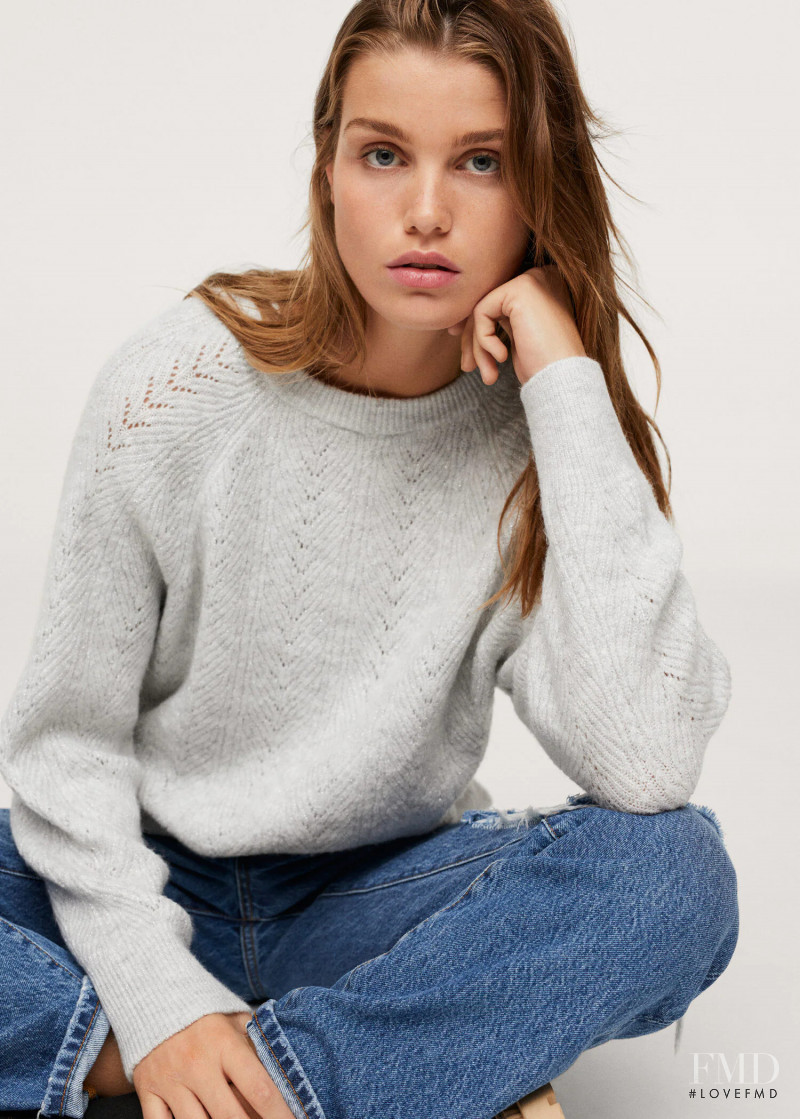 Luna Bijl featured in  the Mango catalogue for Spring/Summer 2022