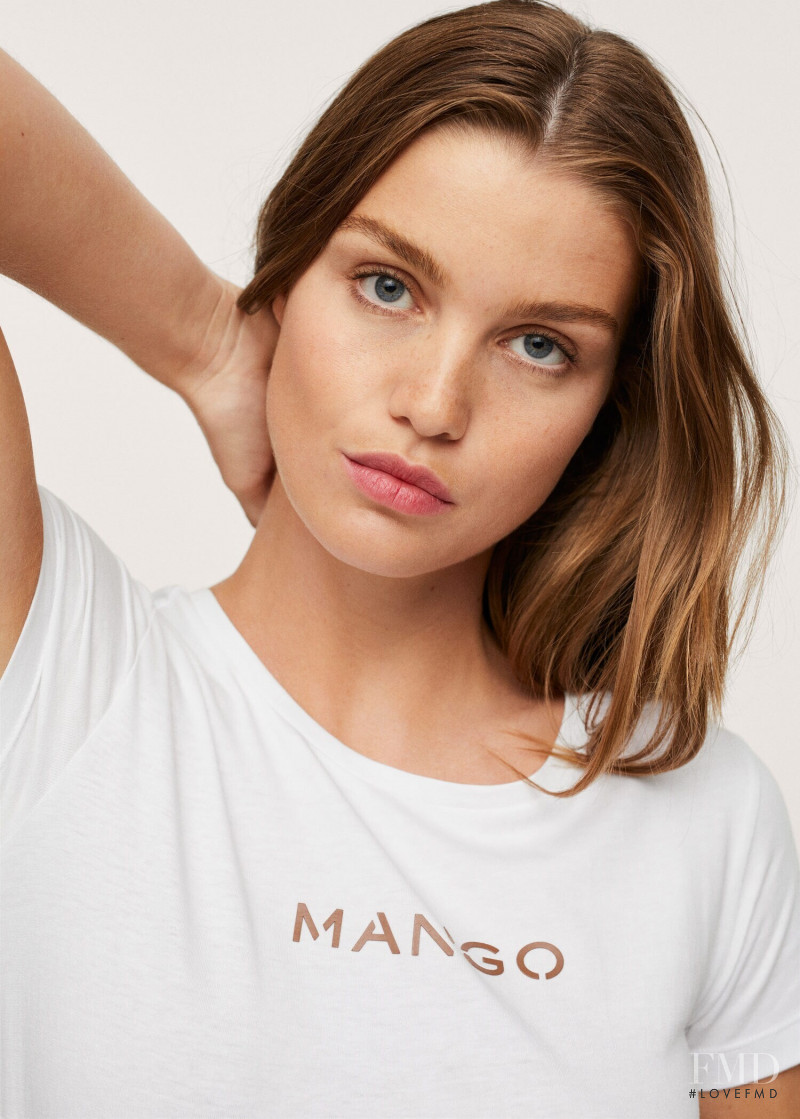 Luna Bijl featured in  the Mango catalogue for Spring/Summer 2022