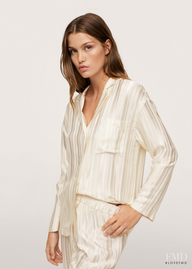 Luna Bijl featured in  the Mango catalogue for Spring/Summer 2022