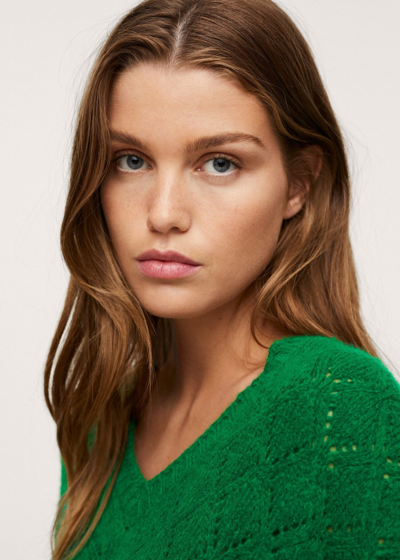 Luna Bijl featured in  the Mango catalogue for Spring/Summer 2022