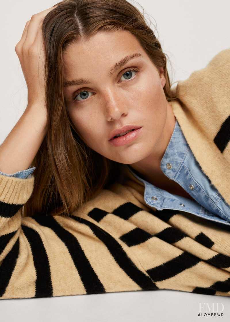 Luna Bijl featured in  the Mango catalogue for Spring/Summer 2022