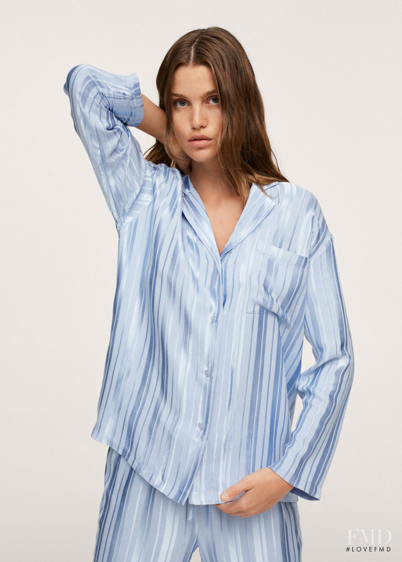 Luna Bijl featured in  the Mango catalogue for Spring/Summer 2022