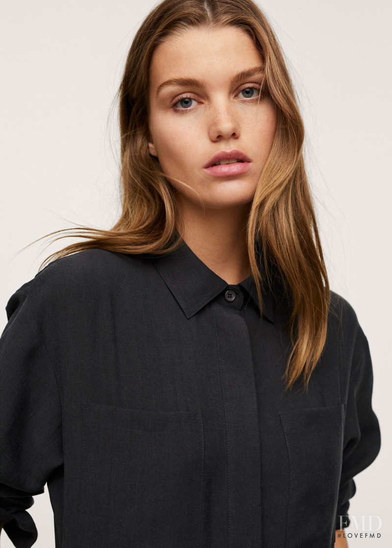 Luna Bijl featured in  the Mango catalogue for Spring/Summer 2022