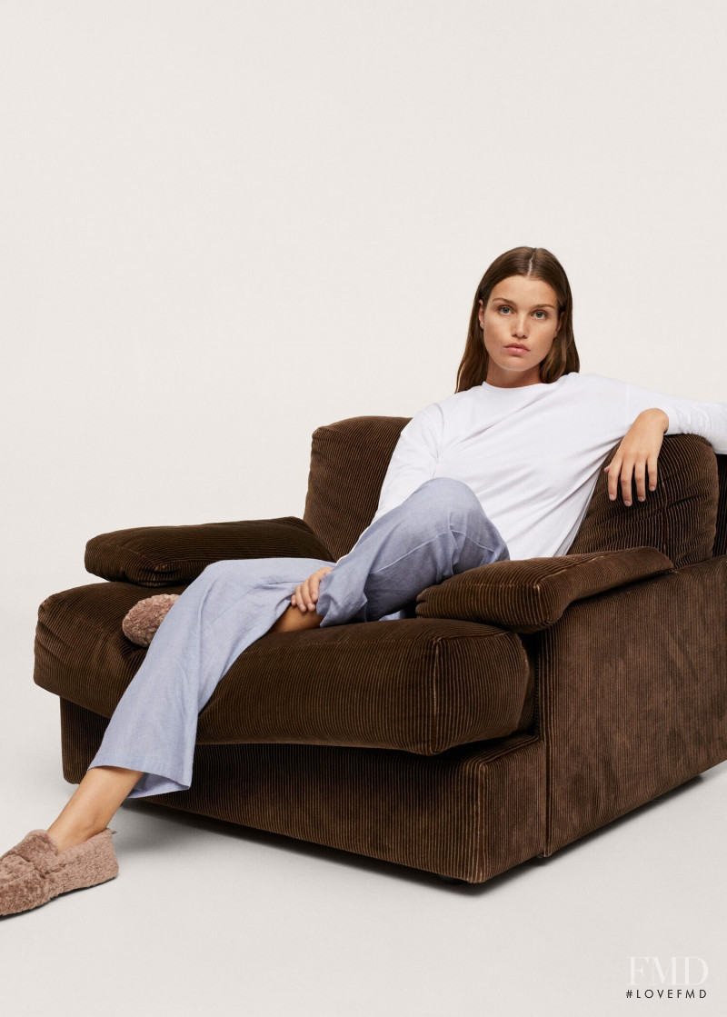 Luna Bijl featured in  the Mango catalogue for Spring/Summer 2022