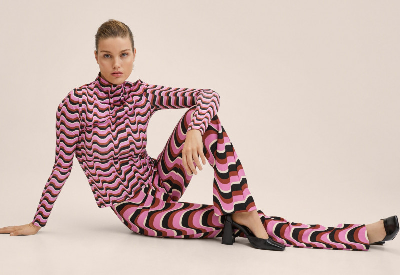 Luna Bijl featured in  the Mango catalogue for Spring/Summer 2022