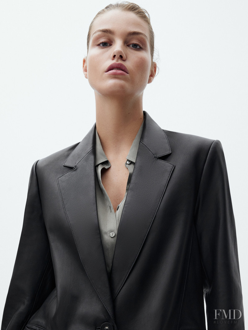 Luna Bijl featured in  the Massimo Dutti catalogue for Winter 2021