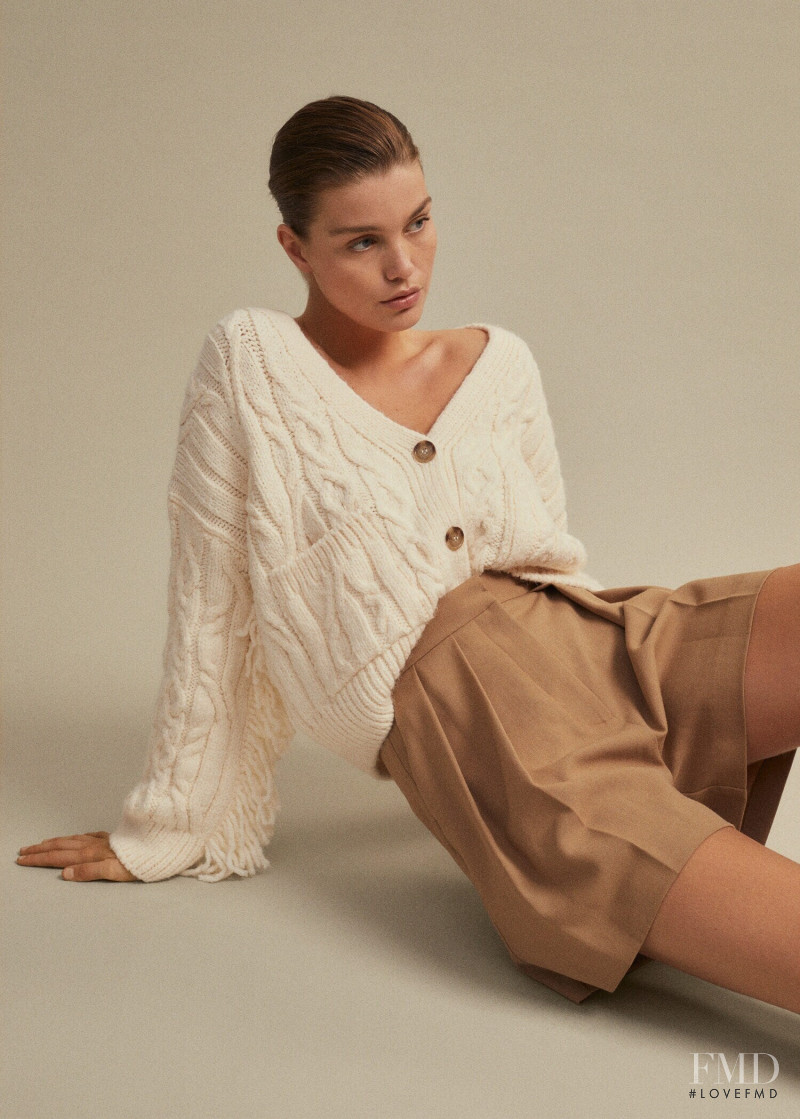 Luna Bijl featured in  the Mango The Gift Guide lookbook for Winter 2021