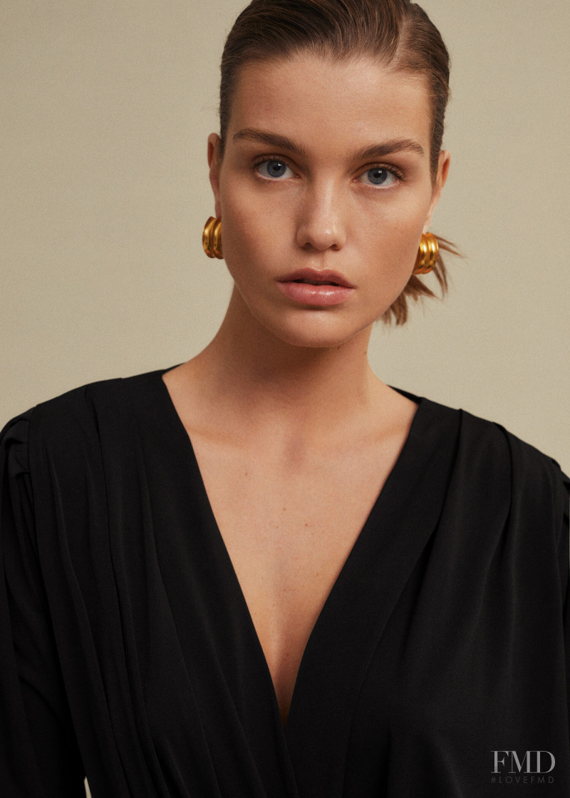 Luna Bijl featured in  the Mango The Gift Guide lookbook for Winter 2021