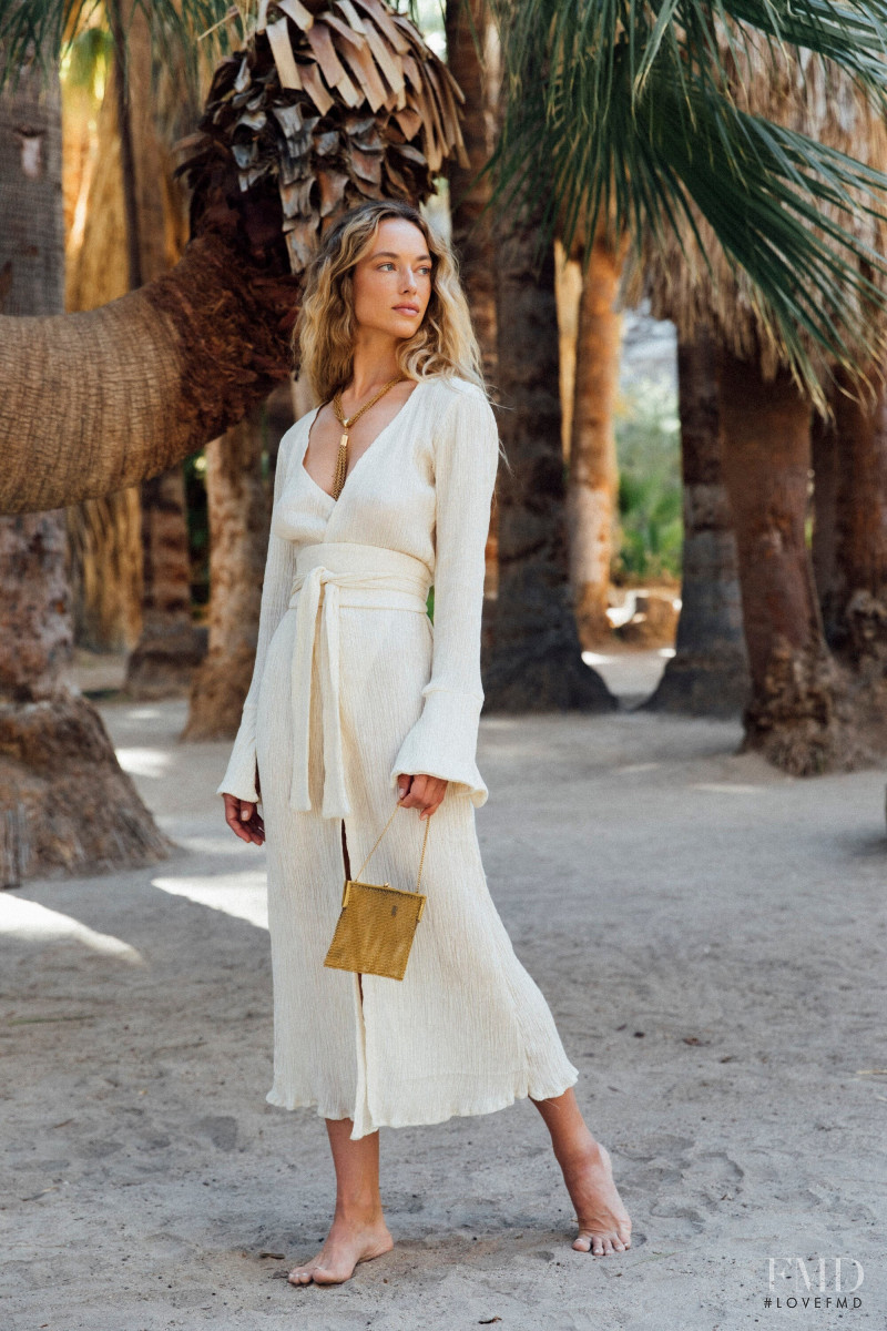 Hannah Ferguson featured in  the Savannah Morrow catalogue for Summer 2022