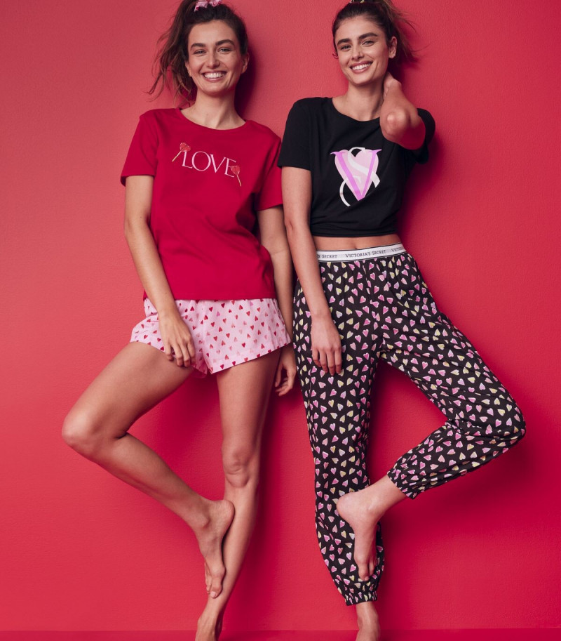 Taylor Hill featured in  the Victoria\'s Secret Valentin\'s Day advertisement for Spring/Summer 2022