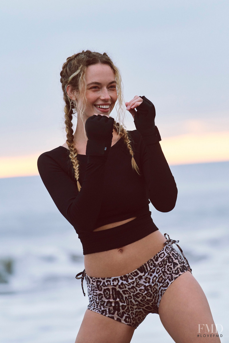 Hannah Ferguson featured in  the Free People lookbook for Spring/Summer 2020