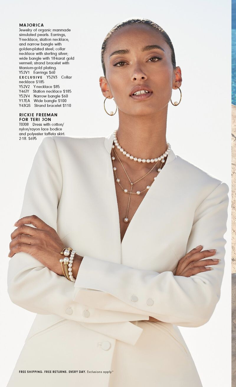 Anais Mali featured in  the Neiman Marcus lookbook for Spring/Summer 2020